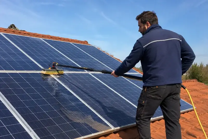 Nettoyage et entretien de panneaux solaires à Val d'Anast