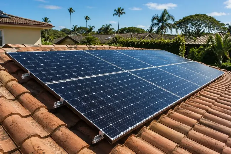 Installation de panneaux solaires à Val d'Anast